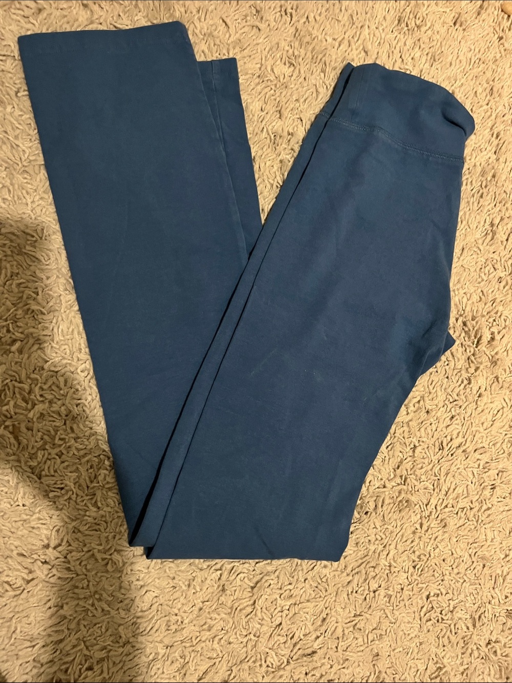 Fishers Finery Women's Navy Blue Stretch Leggings